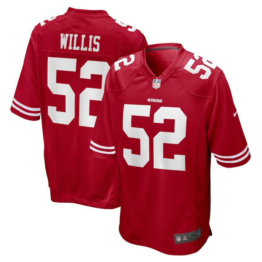 Men San Francisco 49ers #52 Patrick Willis Nike Scarlet Retired Player NFL Jersey